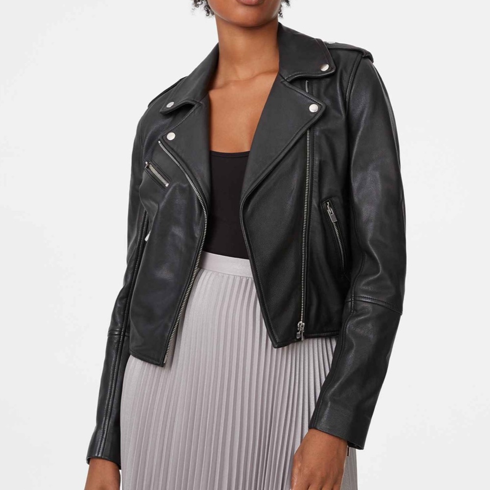 Club Monaco Gracella Leather Jacket